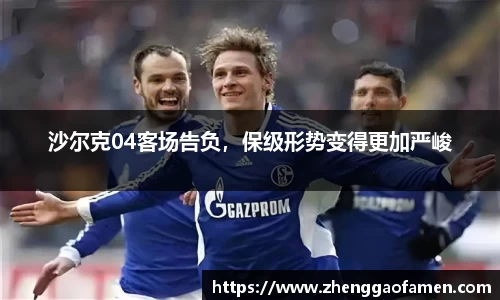 沙尔克04客场告负,保级形势变得更加严峻